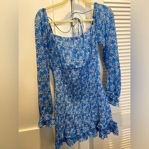 Boutique rouched mini dress - size medium